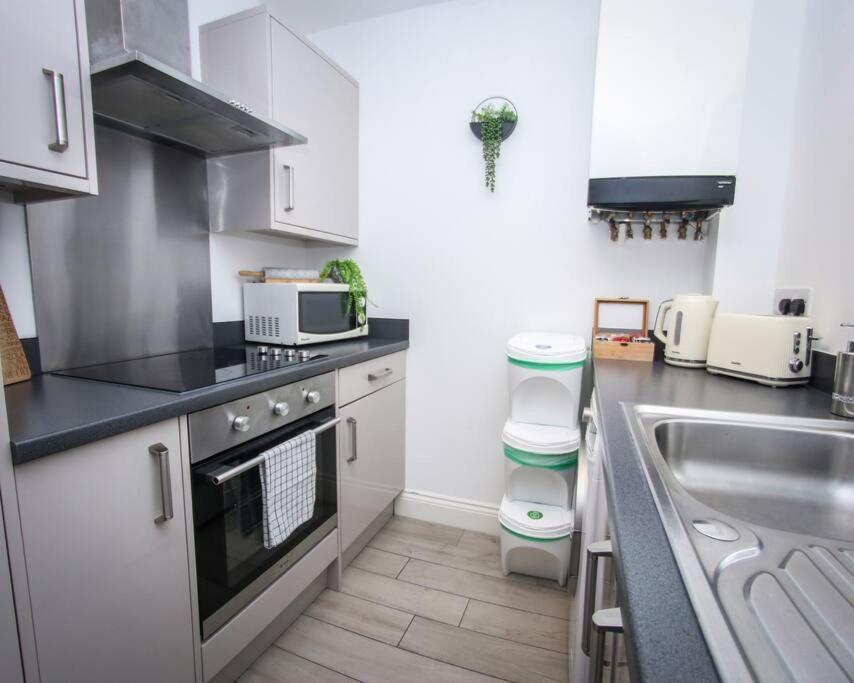 No12-Luxe Living Guest Apartment- 1 Bed-Garden-Private Parking-Wifi-Beach-City Swansea Buitenkant foto